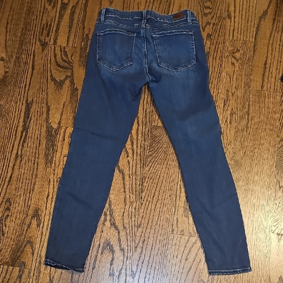PAIGE Dark Blue Skinny Jeans - Picture 4 of 10